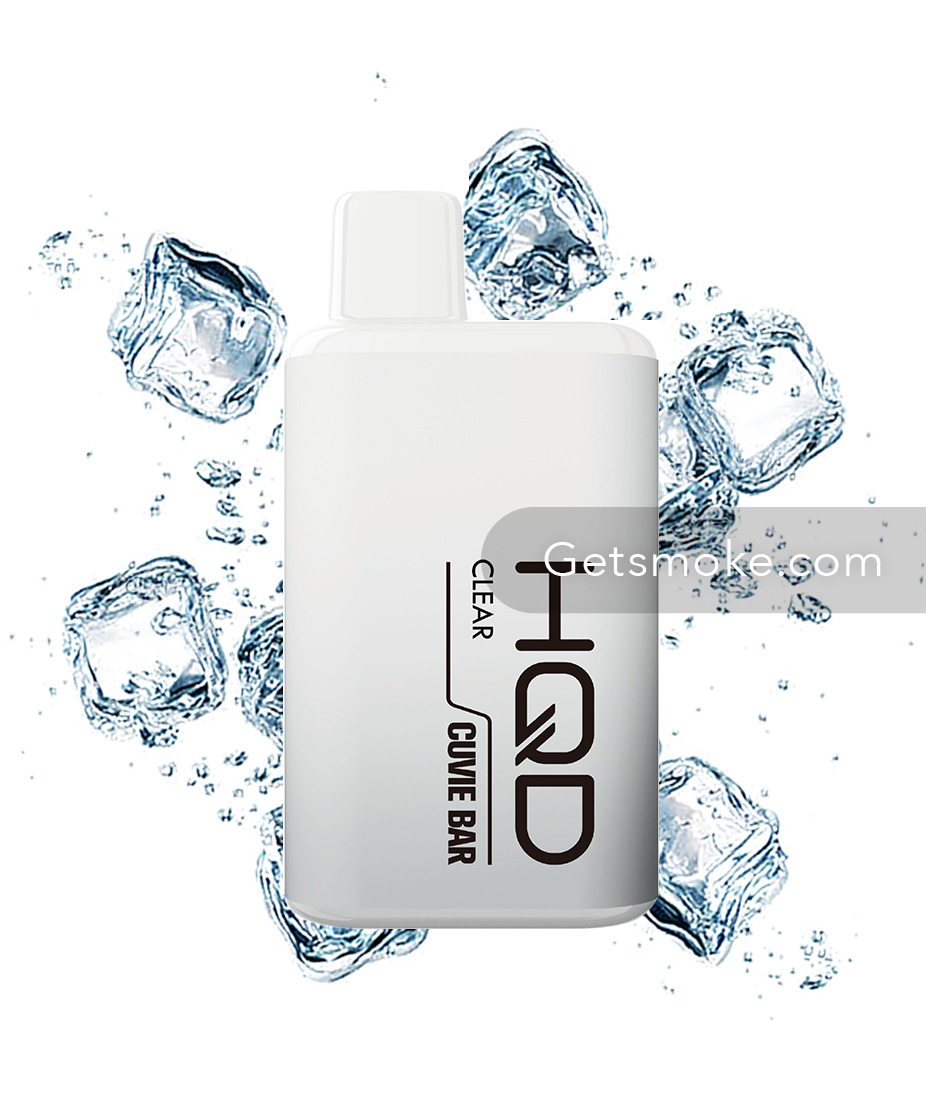 Clear HQD Cuvie Bar Disposable Vape