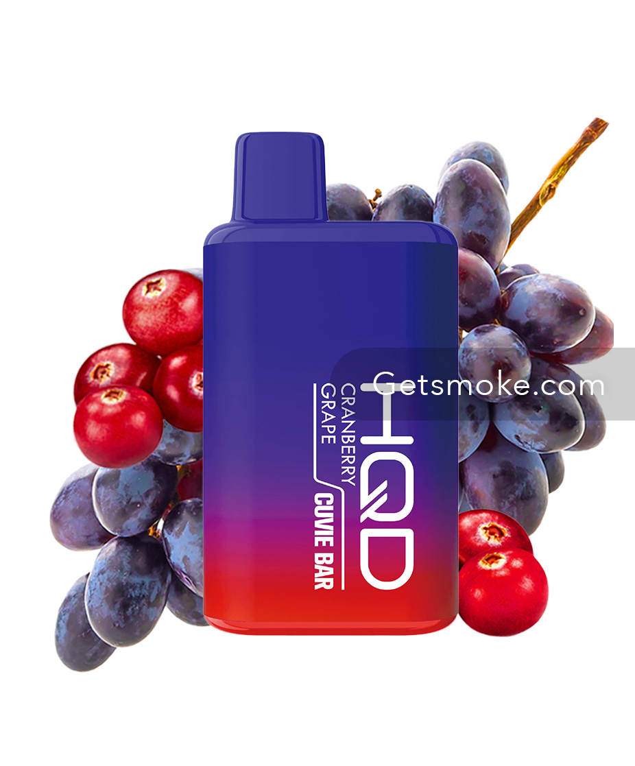 Cranberry Grape HQD Cuvie Bar Disposable Vape