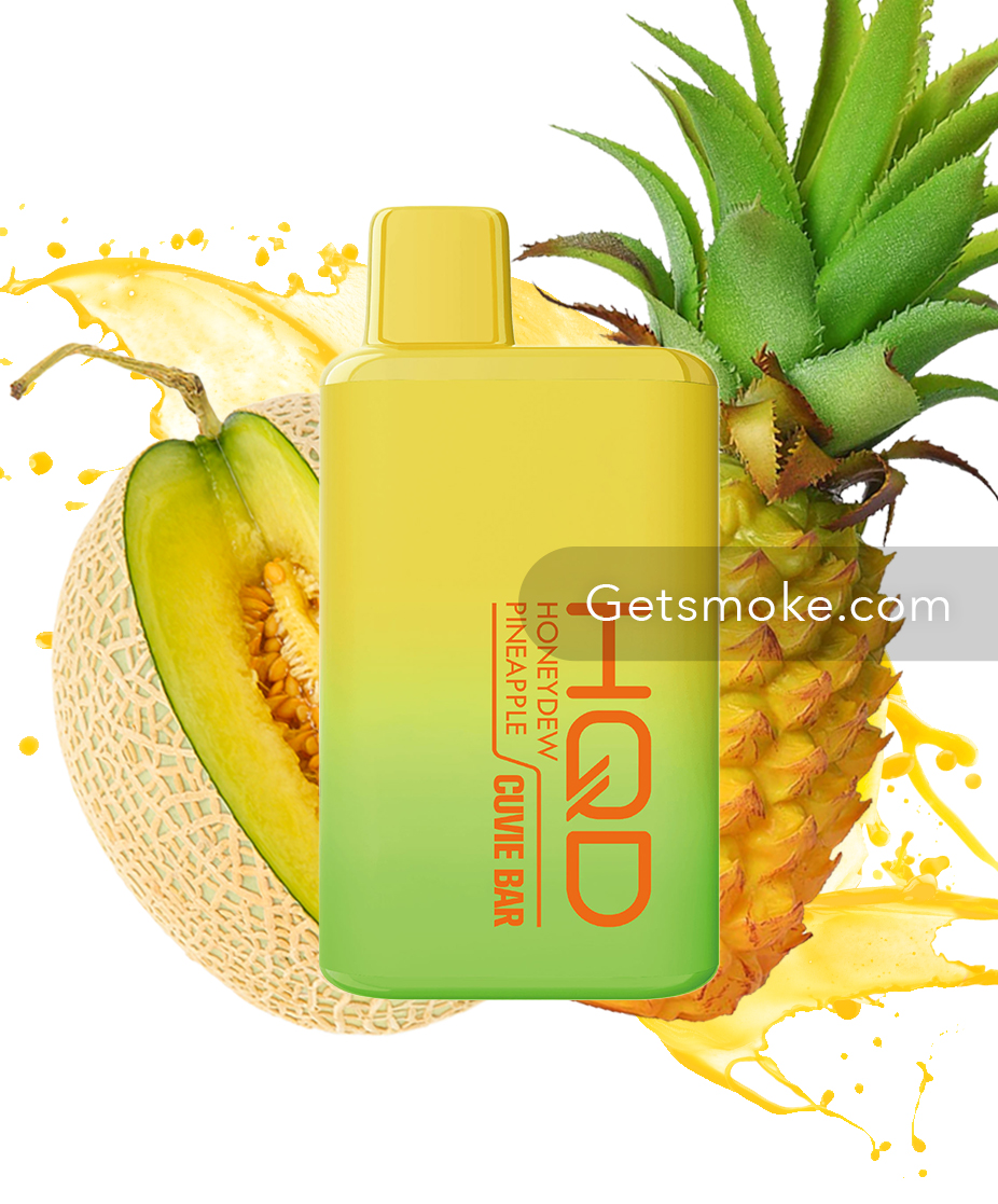 Honeydew Pineapple HQD Cuvie Bar Disposable Vape