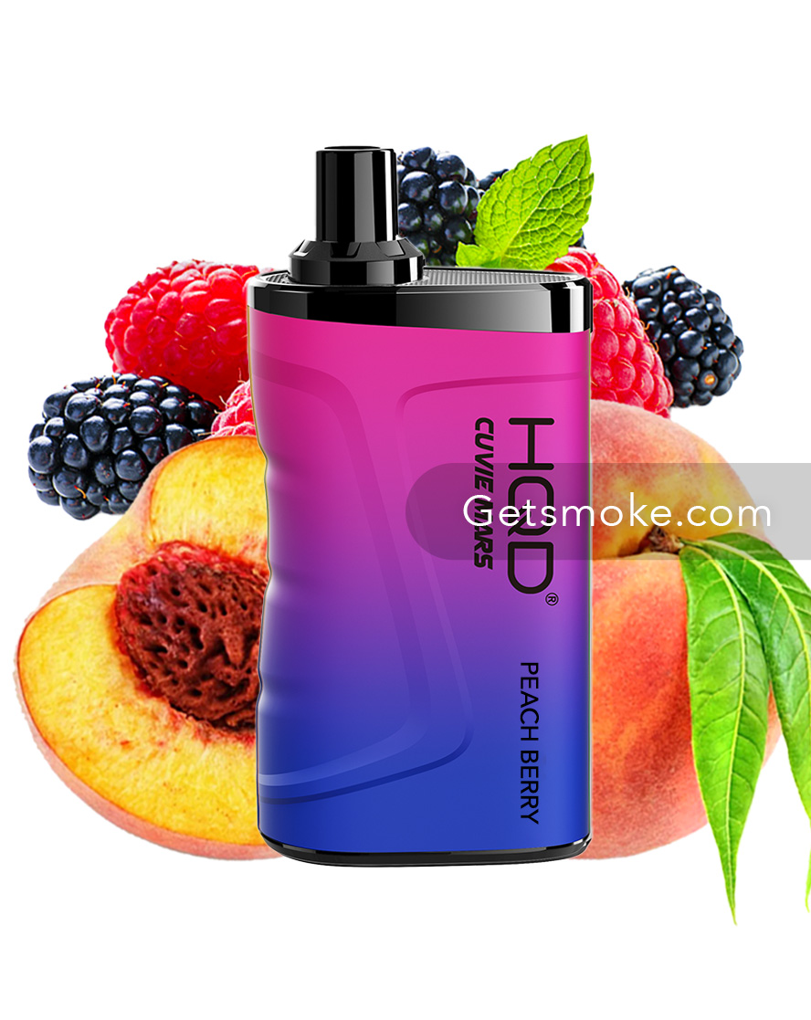 Peach Berry HQD Cuvie Mars Disposable Vape