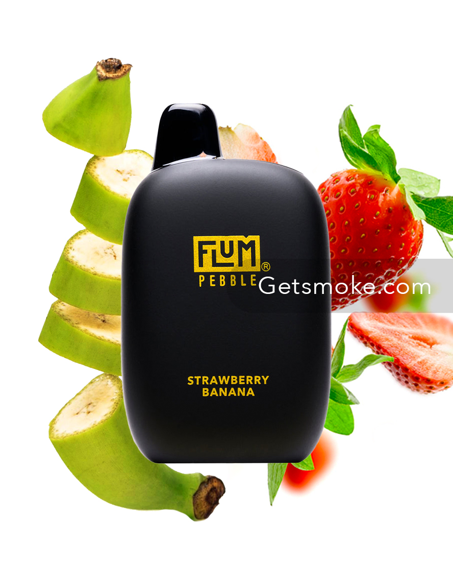 Strawberry Banana Flum Pebble Disposable Vape