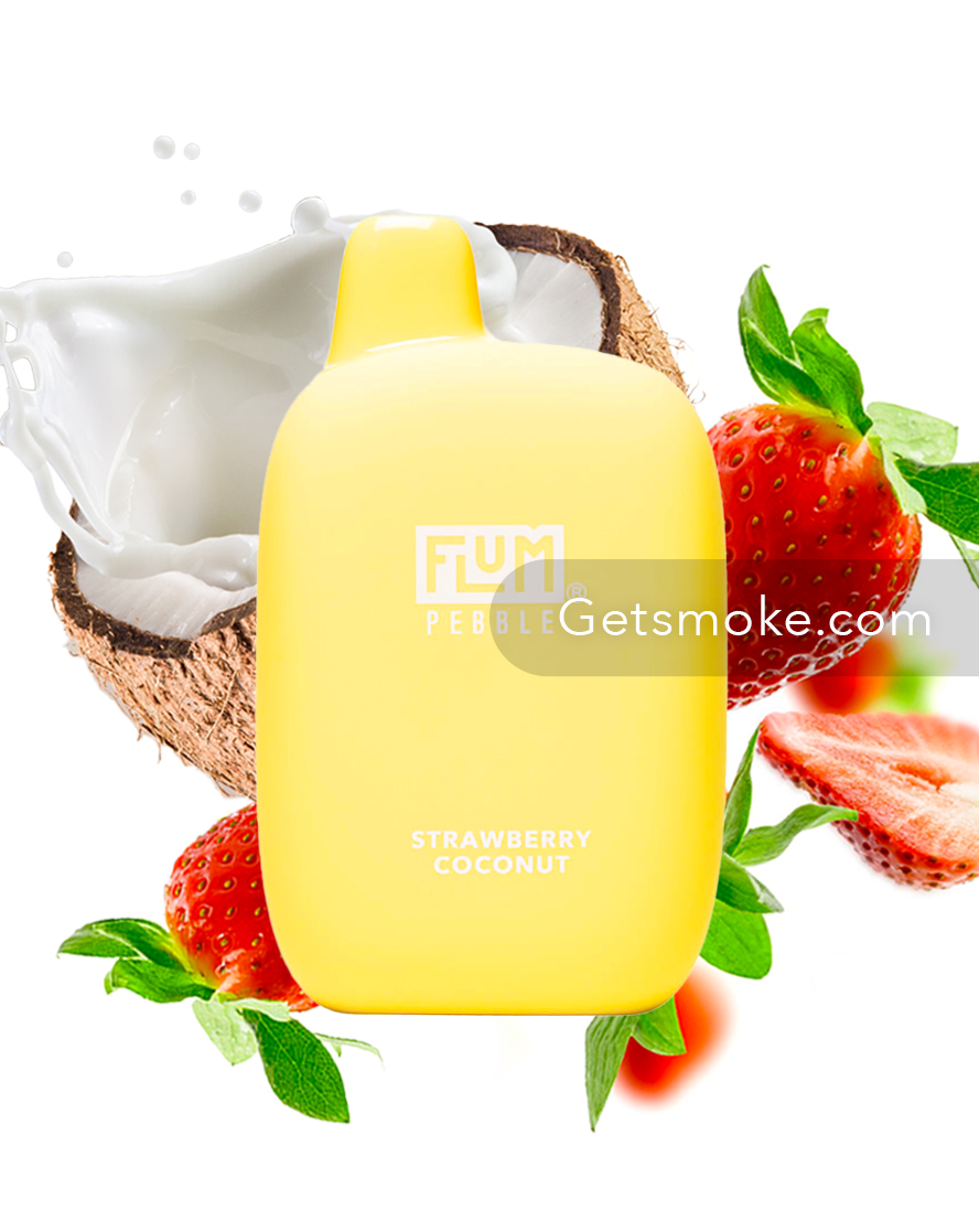 Strawberry Coconut Flum Pebble Disposable Vape