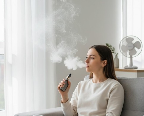 Image for How Long Does Vape Smoke Stay In The Air?