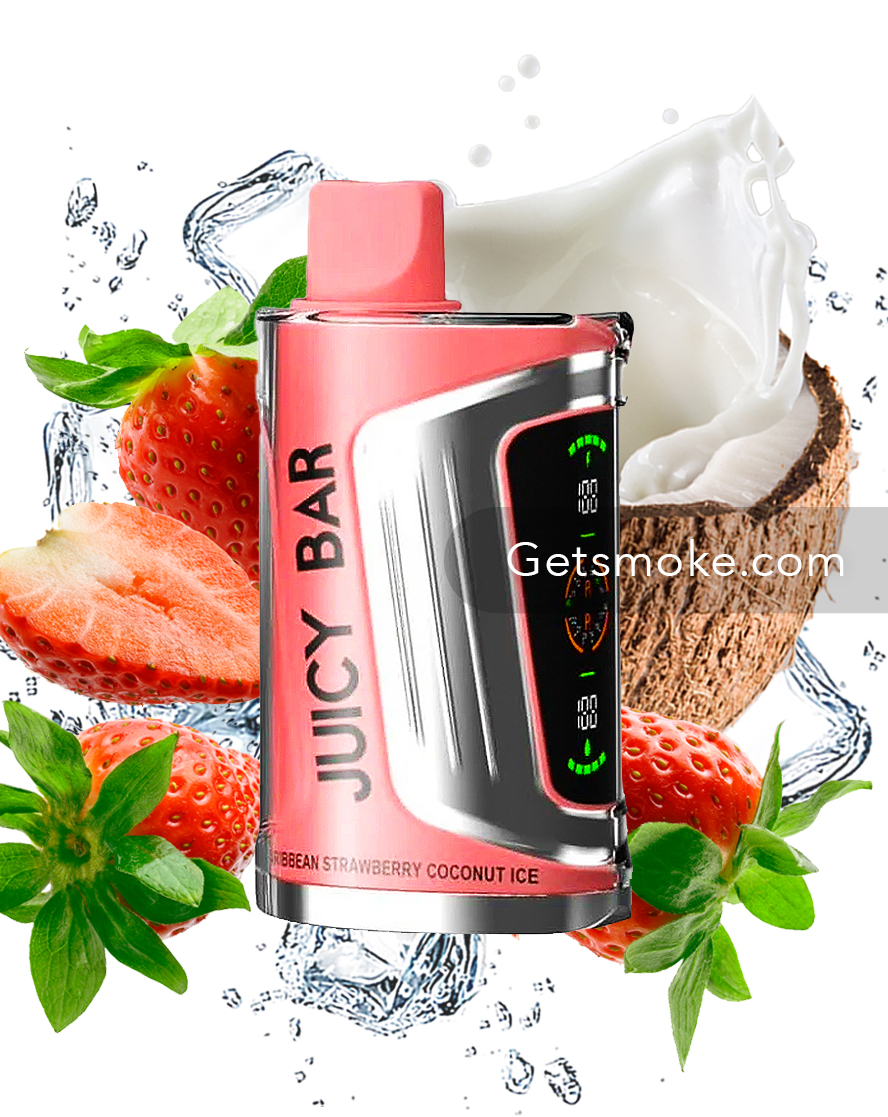 Caribbean Strawberry Coconut Ice JUICY BAR JB25000 PRO MAX Disposable Vape