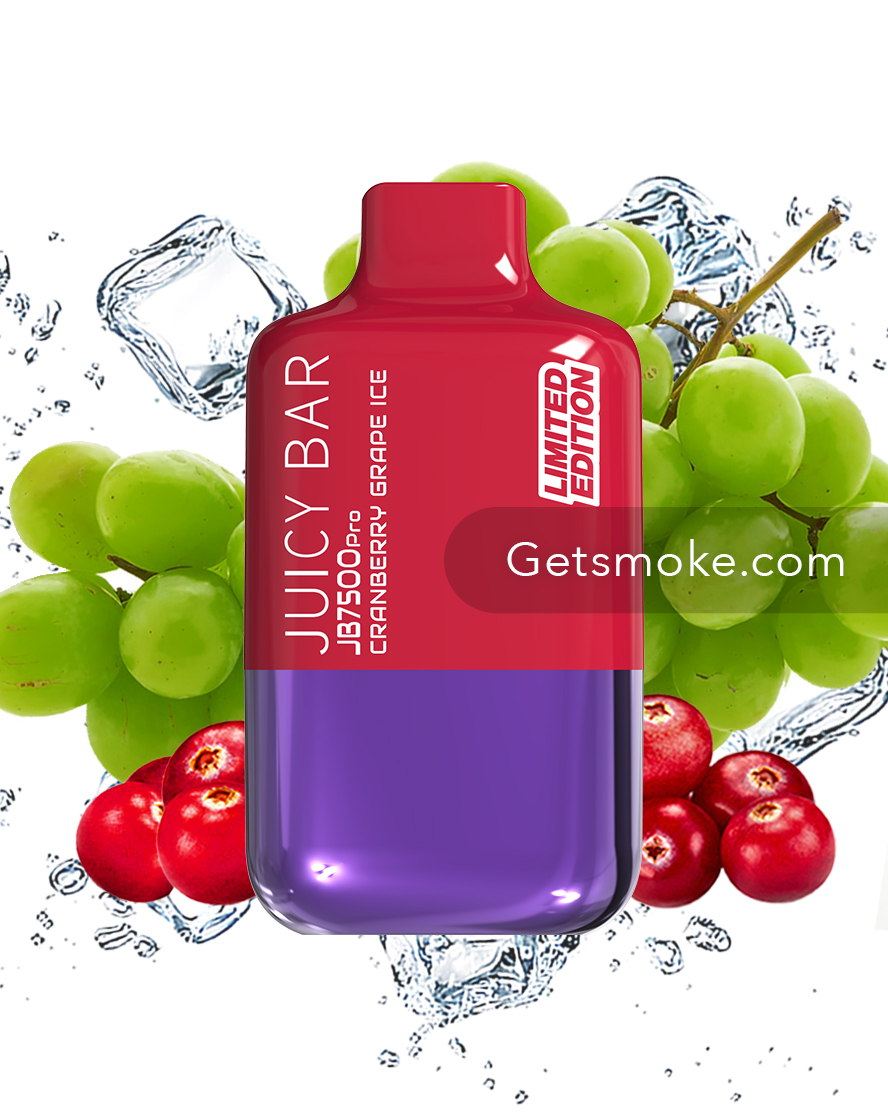 Cranberry Grape Ice - JUICY BAR JB7500 PRO Disposable Vape