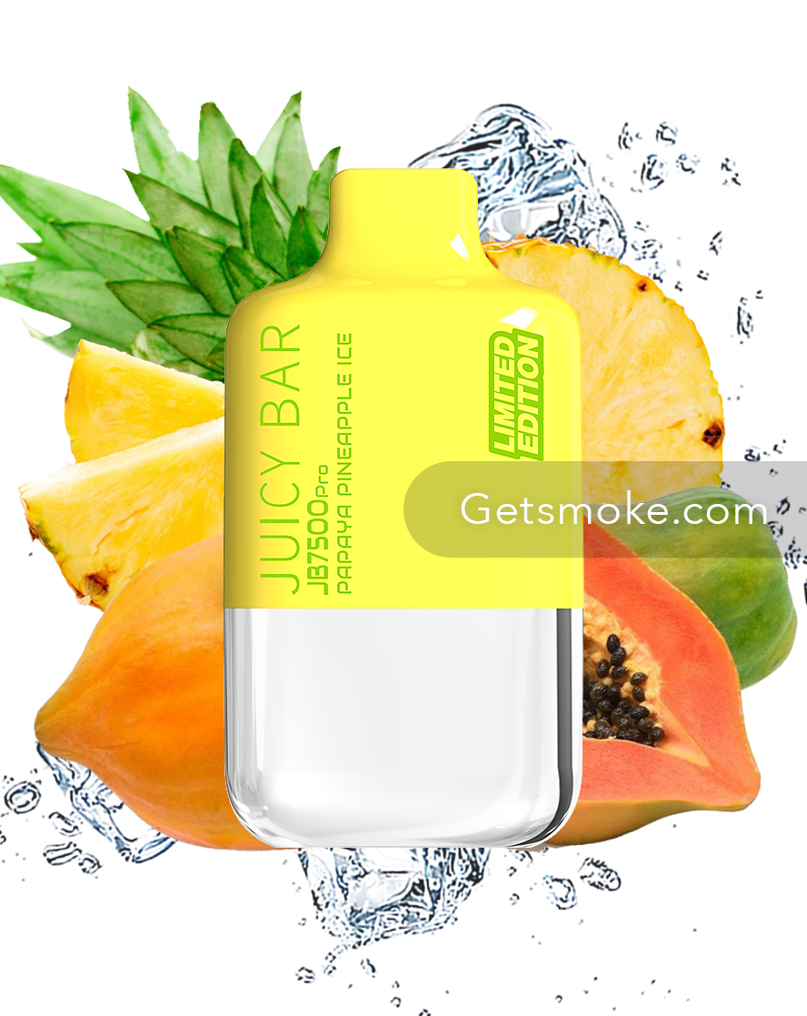 Papaya Pineapple Ice - JUICY BAR JB7500 PRO Disposable Vape