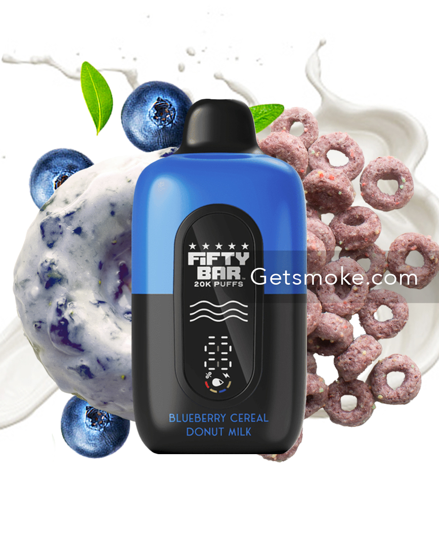 Blueberry Cereal Donut Milk - Fifty Bar Black Series