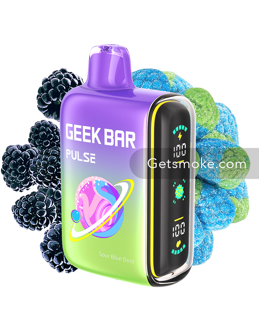 Sour Blue Dust Geek Bar Pulse