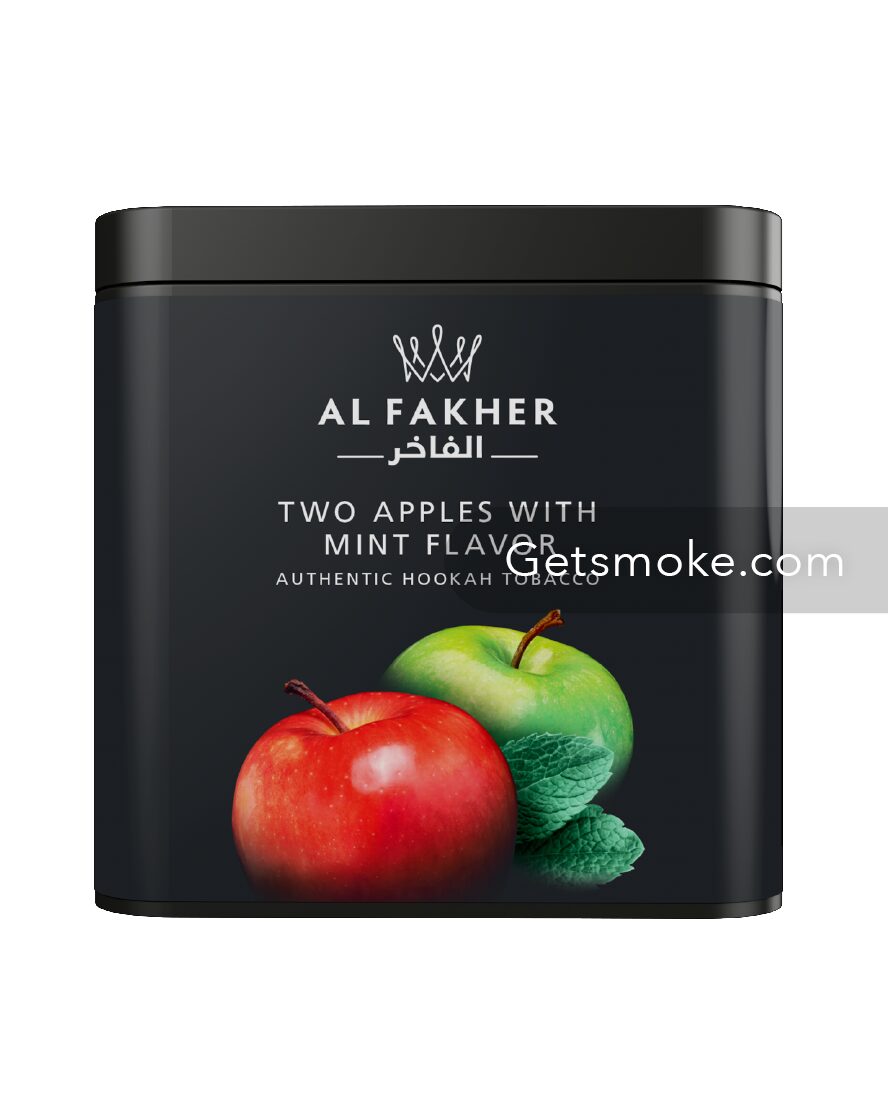 Al Fakher Tobacco 250g - TWO APPLES WITH MINT