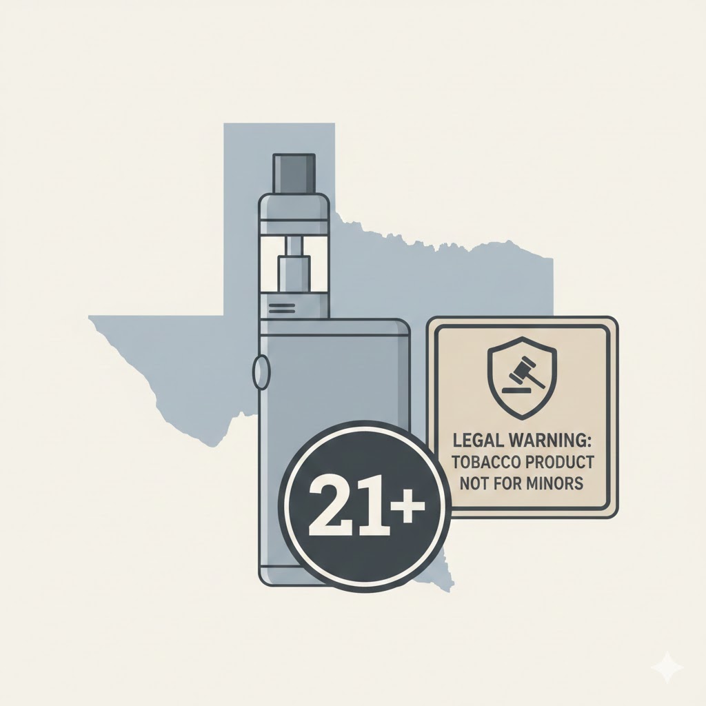 Image for What Is the Legal Age to Vape in Texas? A Clear Guide for 2026